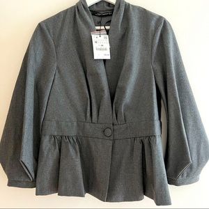Zara Blazer gray new with tags - professional